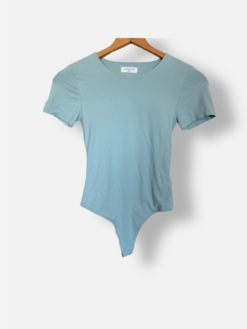 Babaton Contour Blue Short Sleeve Bodysuit